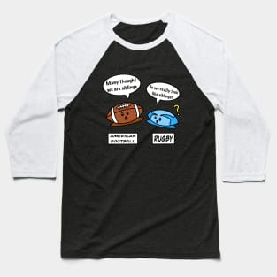 Cute American football and rugby Baseball T-Shirt